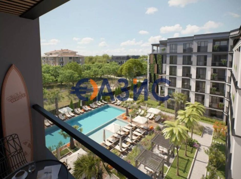 Продава се Двустаен апартамент в к.к. Слънчев бряг - 60 кв.м за 1917 €/кв.м - Снимка #14