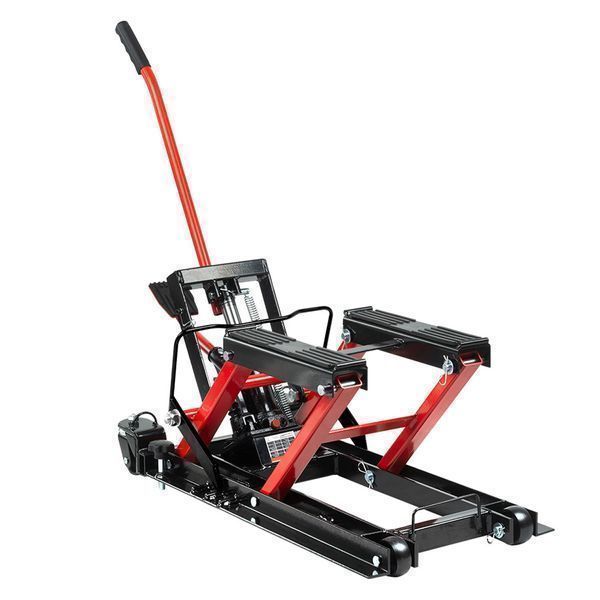 Професионален хидравличен крик за мотоциклети и atv 680 кг