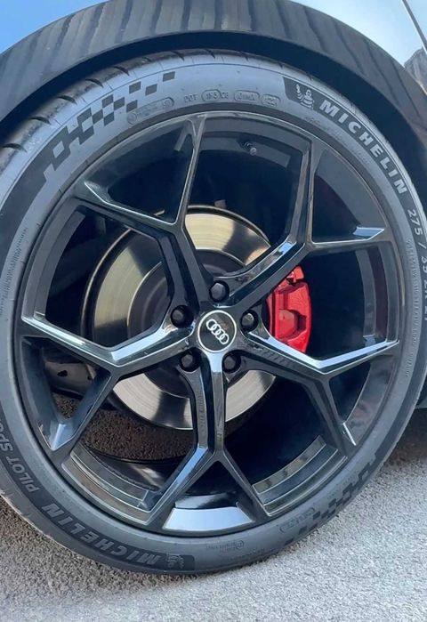 OEM спирачки Audi Akebono 6 бутални 375 мм – A6/A7 C7 C8, S4/S5