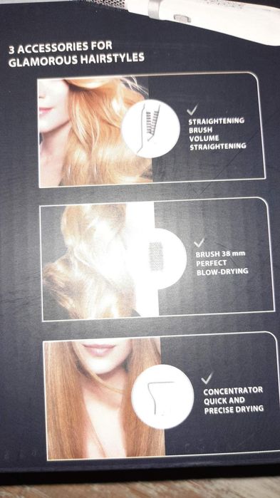 Rowenta hot air brush set - Четка с горещ въздух