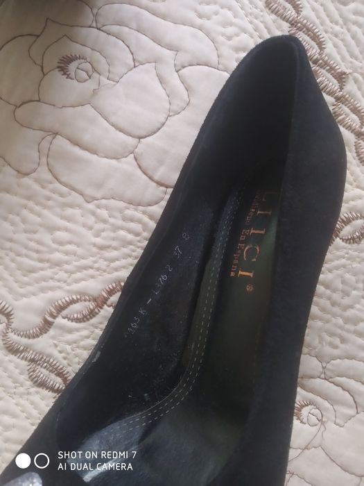Туфли замшевые новые