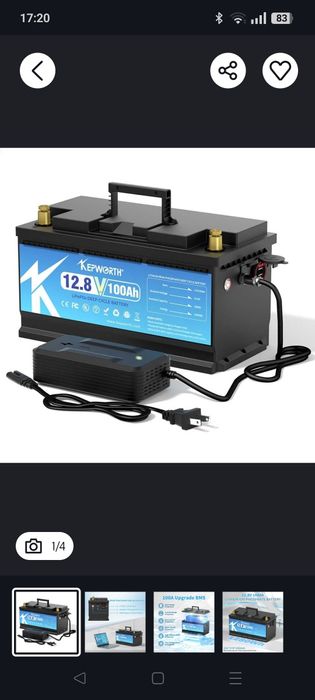 Baterie li de 12,8 // 100A