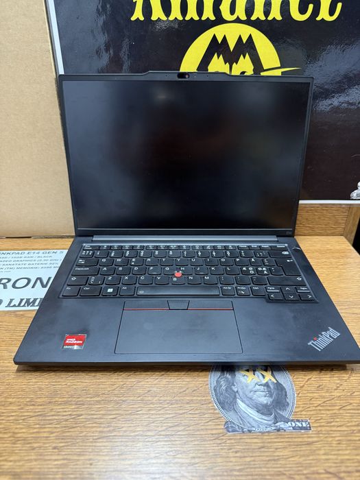 Laptop Lenovo ThinkPad E14 Gen5 512GB SSD / 16GB RAM , AMD Ryzen 5 7430U, AMANET NO LIMIT