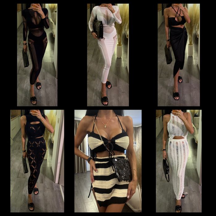 Рокля / сет къси панталонки с риза / сет панталон с потник