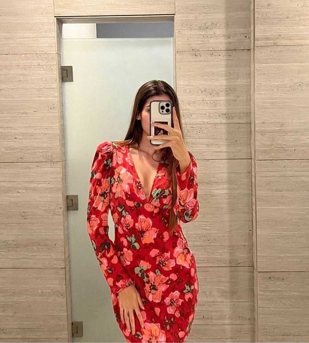 Флорална рокля H&M