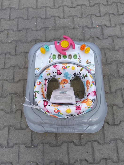 MONI Проходилка Jungle FUN сив