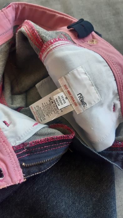 Детски дънки Next, къси панталони и полички