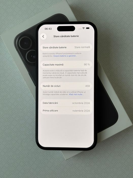 iPhone 16 128GB 90% baterie