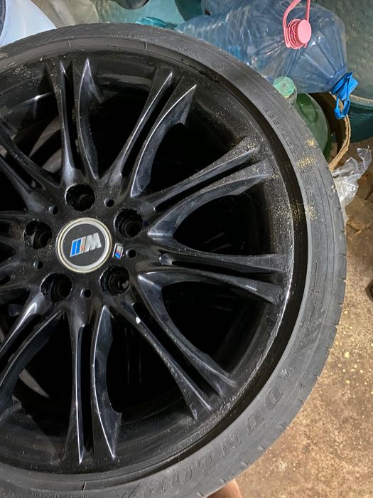 Jante BMW Black style 135 M/ anvelope vara Dunlop 225/40