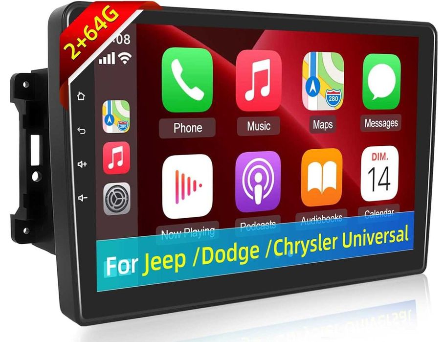 Мултимедия за Jeep Навигация DIN Grand Cherokee Patriot Chrysler Dodge