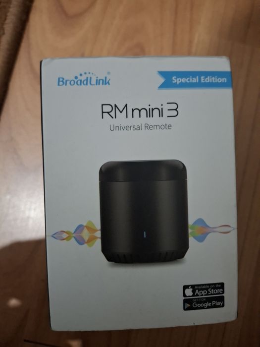 Telecomanda inteligenta Broadlink RM Mini 3, Wi-fi, 4G (Negru)