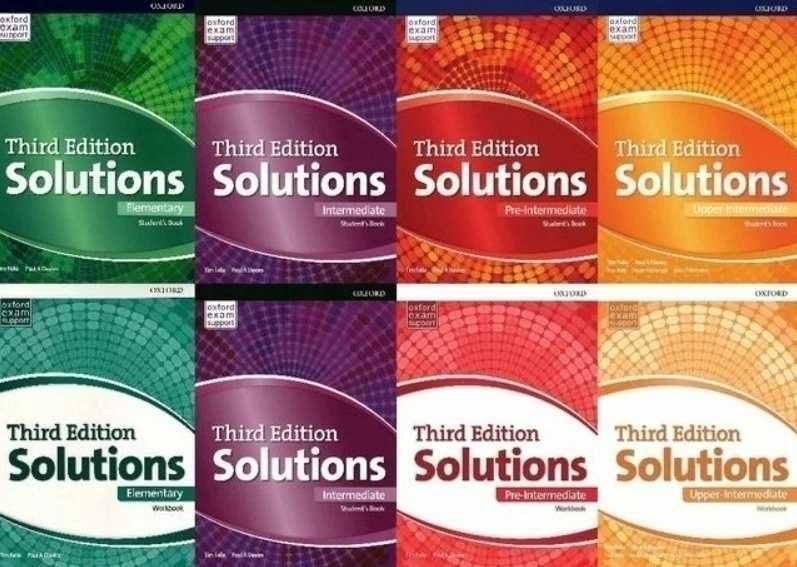 Solutions elementary 3ed workbook. Solutions Intermediate 2nd Edition student's book ответы.