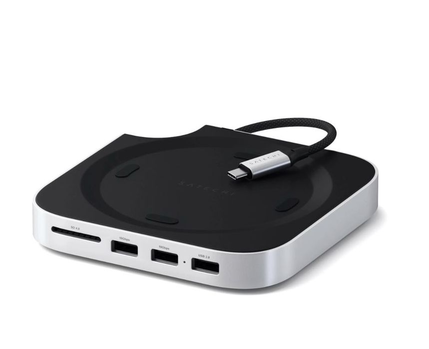 Докинг станция Satechi для Apple Mac mini M4/M4 pro (слот SSD NVME)