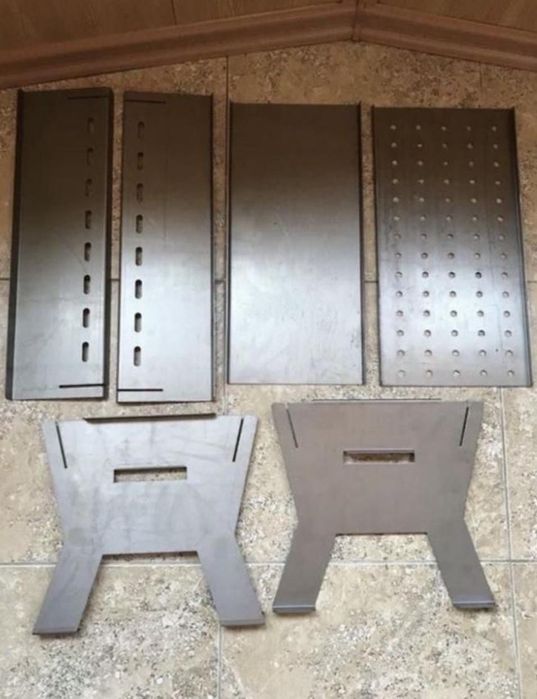 Мангал со съемными ножками