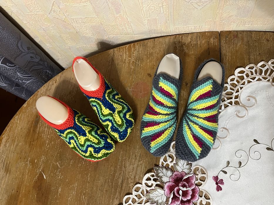 Вязанные следки и носки