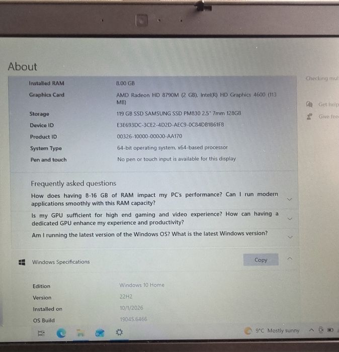 Dell Latitude e6540 i7