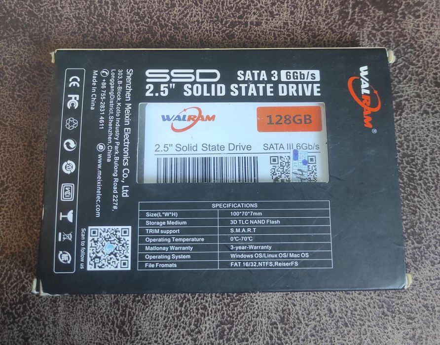 SSD Disk 2.5 Solid State Drive 128GB