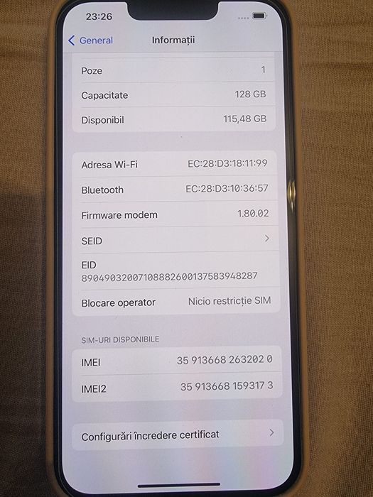 IPHONE 14, aproape nou, fără cutie