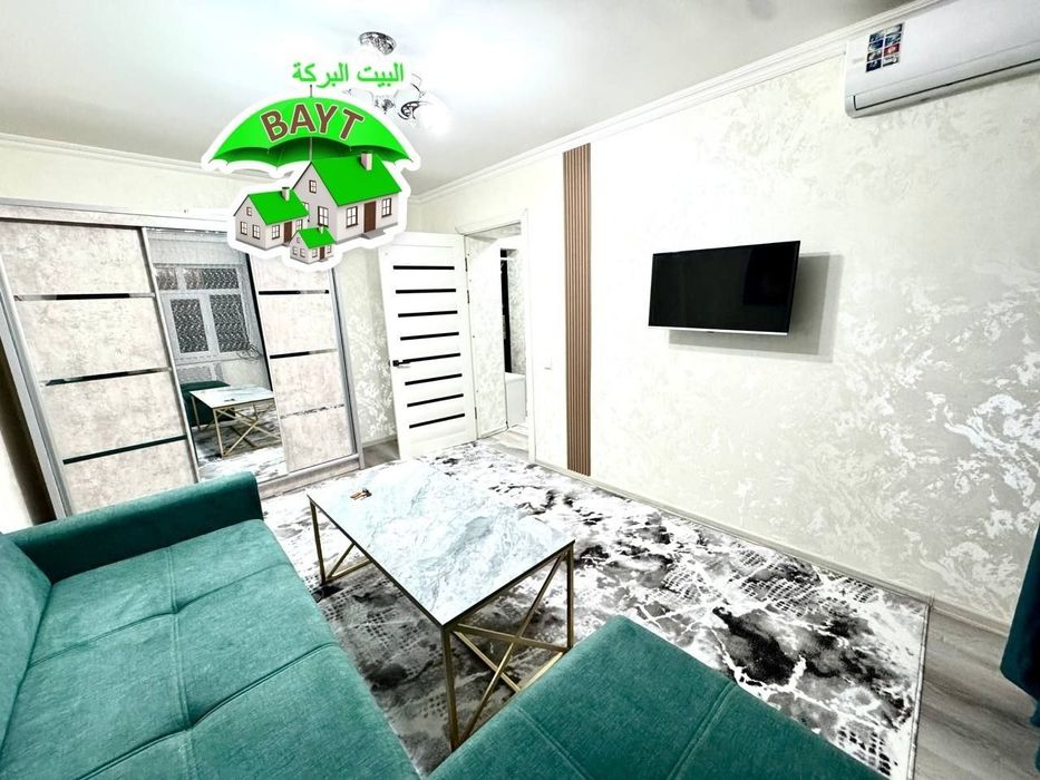 * МЕТРО ХАМЗА 1/1/4 Чиланзар 5 квартал Евроремонт МЕБ+ТЕХ Продаётся