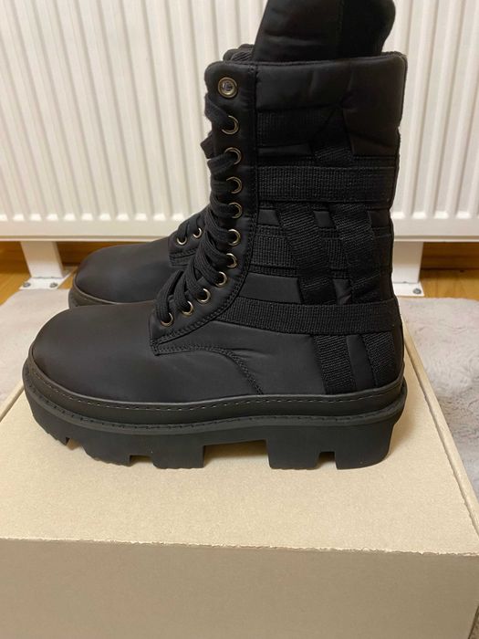 Rick Owens DRKSHDW Army Megatooth Ankle Boot 'Black' (no box)