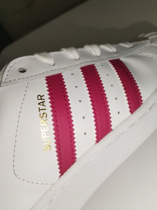 Adidas Superstar-ест. кожа-нови-номер 37 1/3