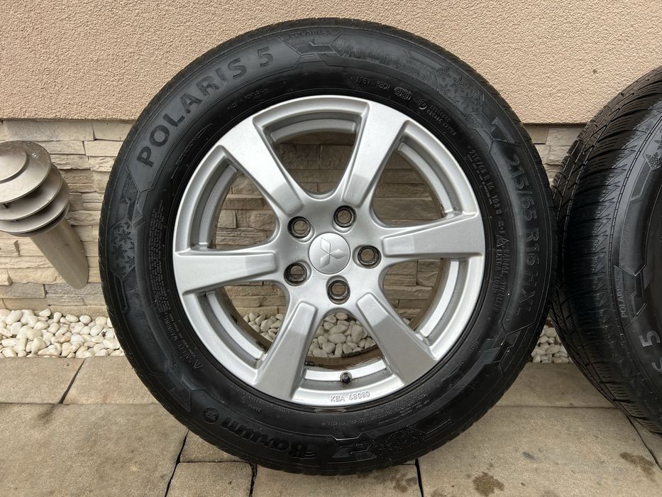 Jante aluminiu Mitsubishi Asx cu cauciucuri iarnă