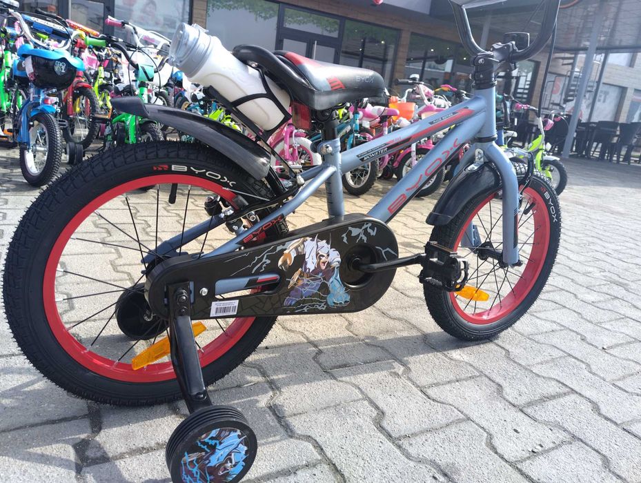 BYOX Велосипед 16" MONSTER сив