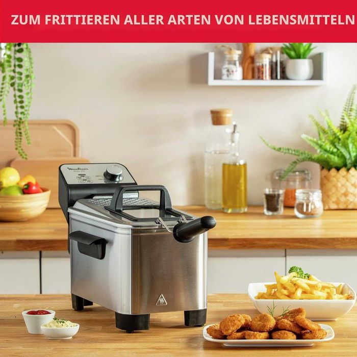 Фритюрник Moulinex Easy Pro 3L AM338070, 2 нива на готвене, 2300 W