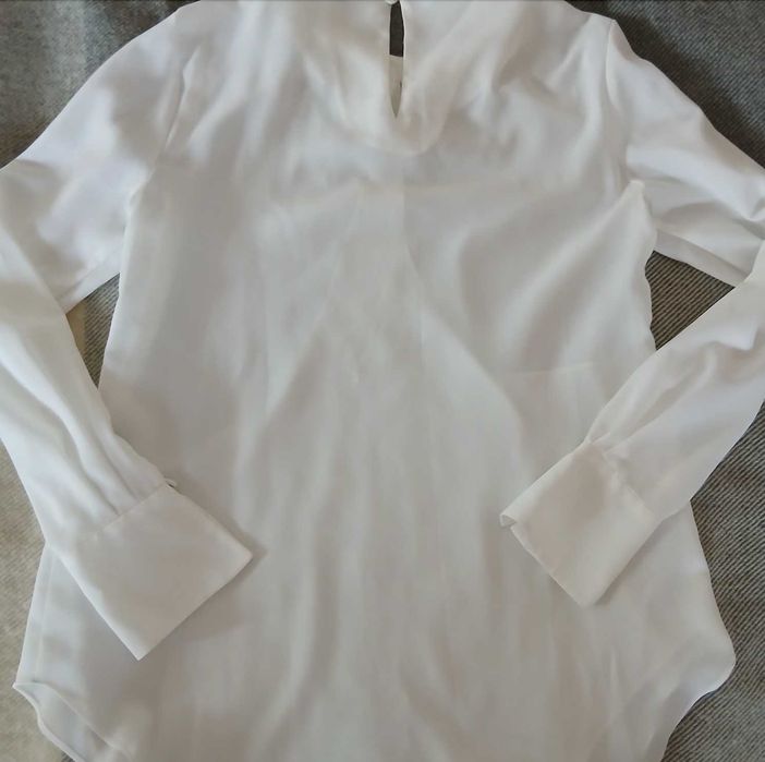 Ефирна бяла блуза Mango  xs