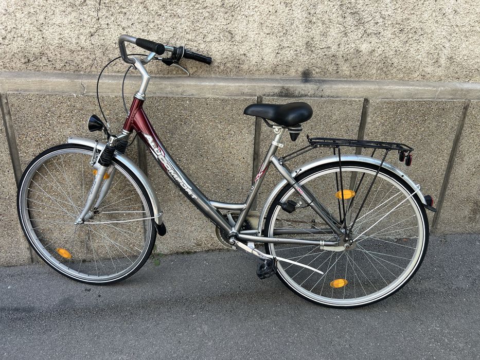 Bicicleta city bike Alucomfort roti pe 28“ stare foarte buna