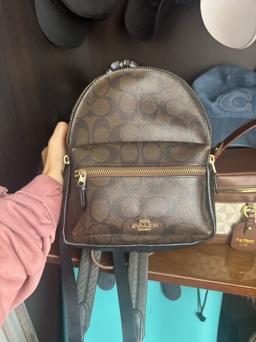Coach Charlie Leather Backpacks