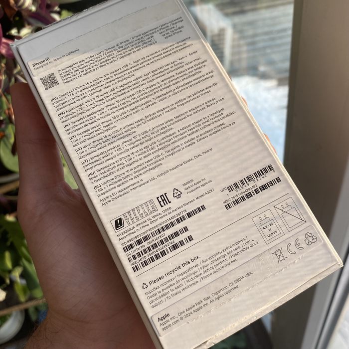 iPhone 16 128gb НОВЫЙ