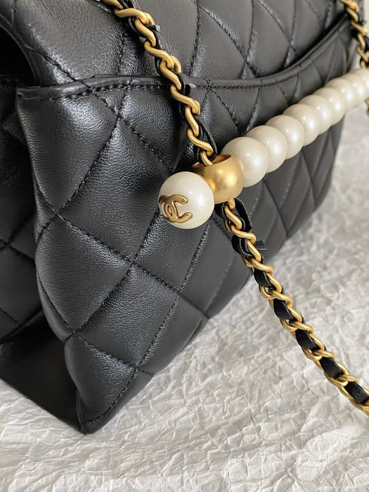 Geanta Chanel pearl flap bag 23 cm, Premium