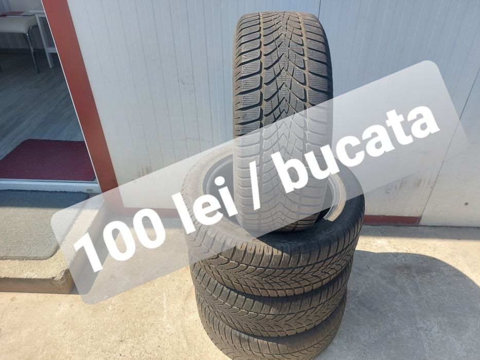 100 lei bucata! Set anvelope M+S/IARNA 225 50 r17 Dunlop Sp Winter Sport dpt 2022