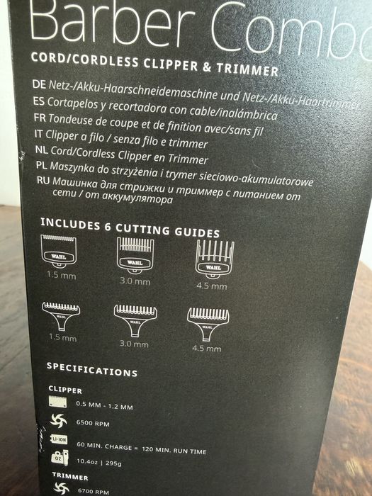 Wahl Cordless Combo nou