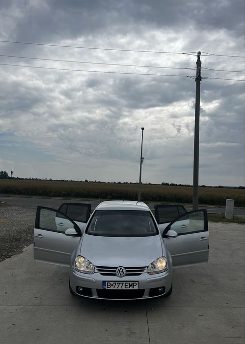 VW Golf 5 Goal 1.6 FSI 2006 | Încălzire scaune | 2 seturi roți NOI.                    (nu skoda, opel, peugeot, renault, bora, jetta, kia, honda)