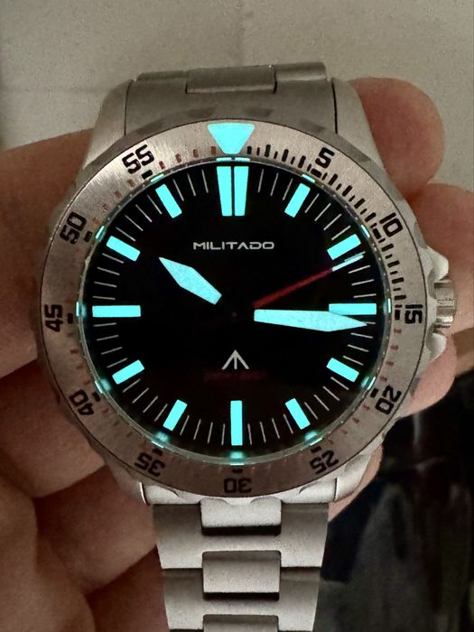Ceas Militado ML16 Seiko VH31 200m Sapphire aspect Sinn