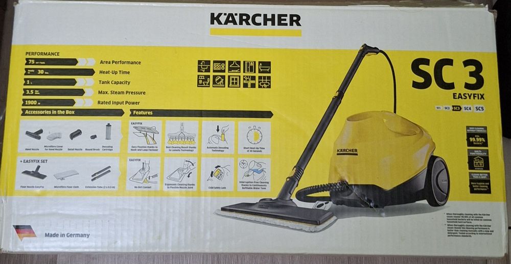 Karcher SC 3 EasyFix парогенератор бытовой