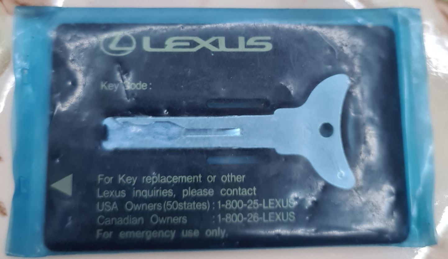 Ключ зажигания Lexus - Прочие автоаксессуары Алматы на Olx