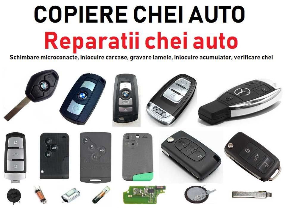 Reparatii placute electronice schimbare butoane acumulatori chei auto