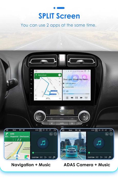 Мултимедия Mitsubishi Mirage Attrage Space Star Dodge Attitude Android