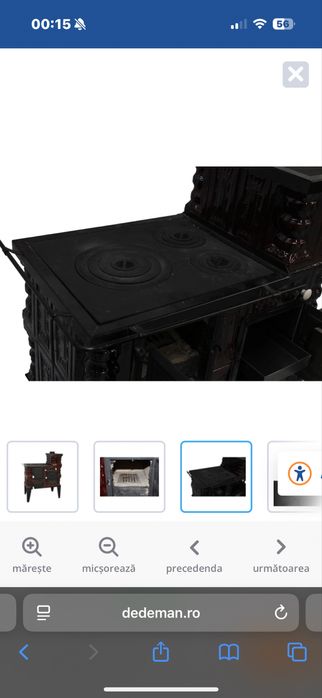 Soba teracota tip cizma in stare buna