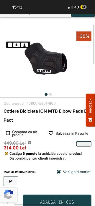 Cotiere ION — Mărime : M