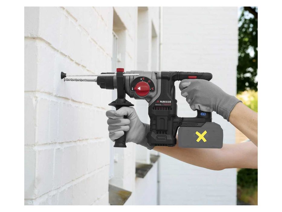 5г. ГАРАНЦИЯ Акумулаторен перфоратор Parkside PKHAP 20-Li C3