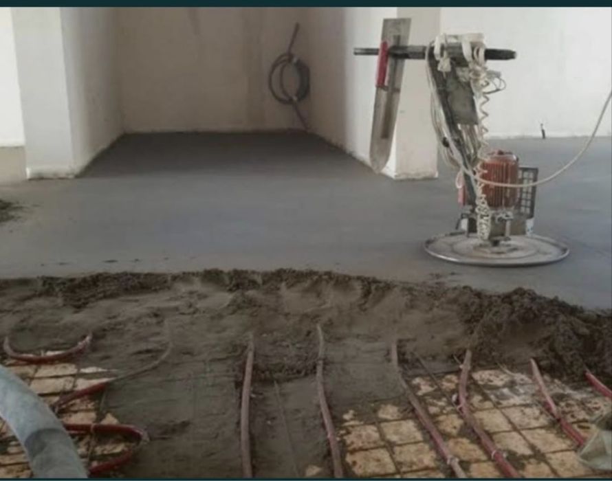 Стяжка, работы по ремонты