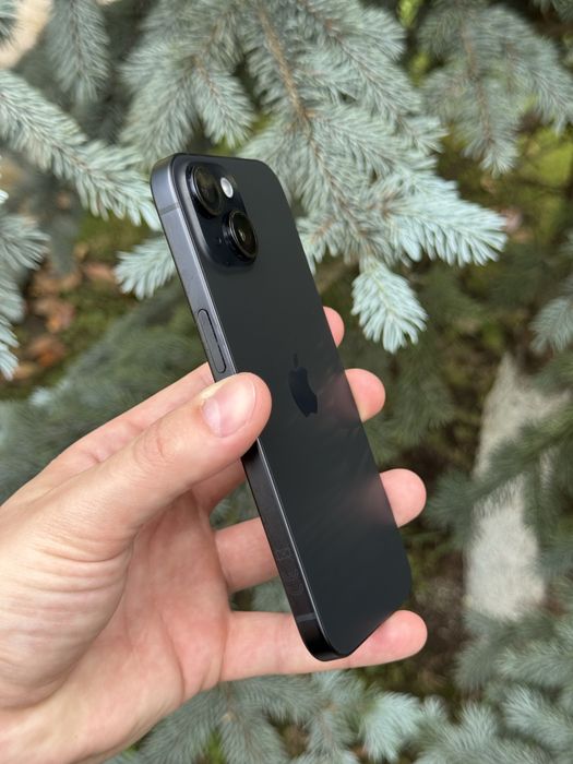 Iphone 15 Black, 128GB,  Garantie 2 ani + Casco 1 an, 100% Sanatate baterie