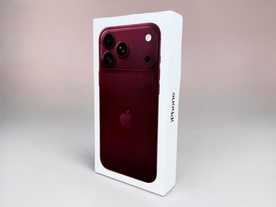 ЧИСТО НОВ! Apple iPhone 18 Pro 512GB Burgundy Гаранция!