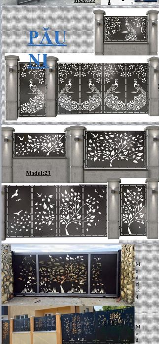 Confectii metalice. Porti Garduri Balustrade.Diferite modele
