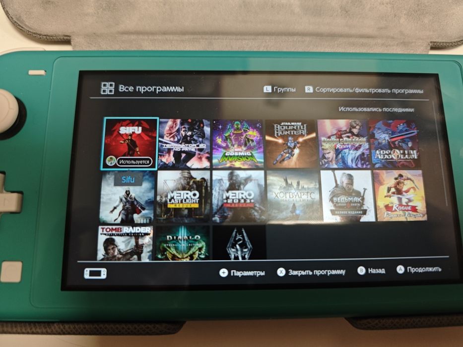 Прошитый Nintendo switch lite 256 Gb