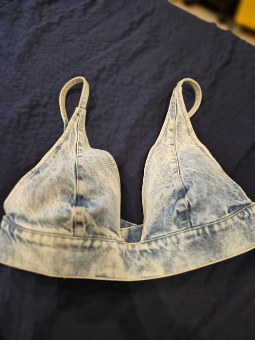 дънкови бюстие ,